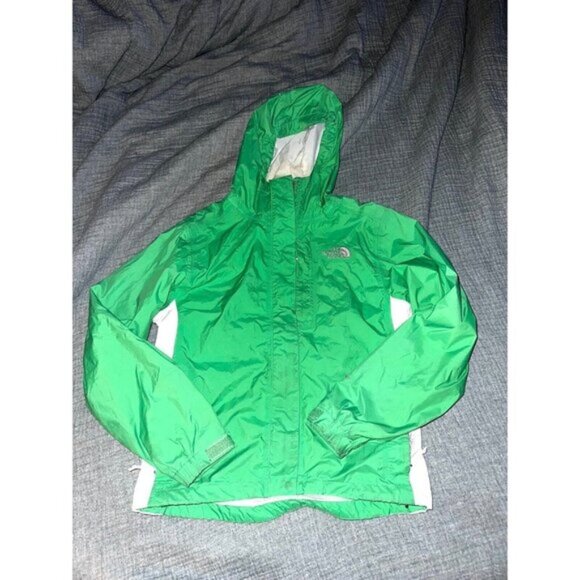 The North Face Women’s HyVent Jacket Size xs Green/White - Picture 1 of 5